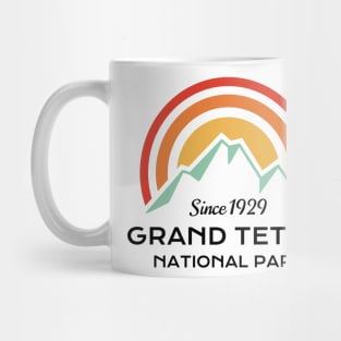 Grand Teton National Park Retro Mug